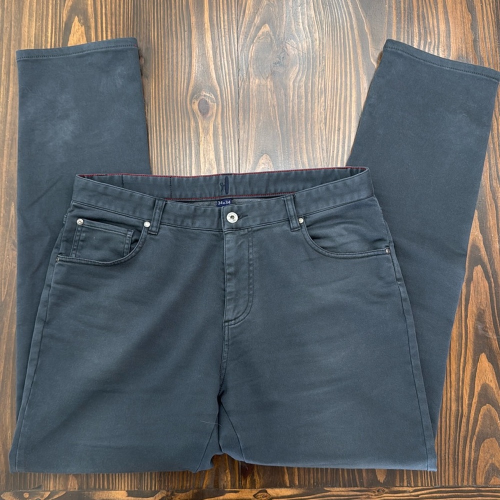 Johnnie-O Gray Pants 34 x 34 Mens 5 pockets